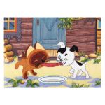 Набор для вышивания нитками Panna CMF-D-7534, Обед для друзей, 24х17 см