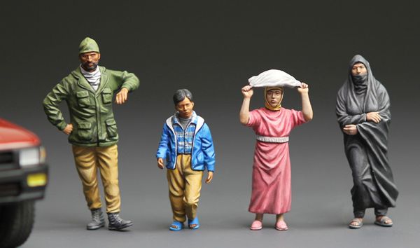 Модель сборная: люди, Middle Easterners 1/35, Meng HS-001