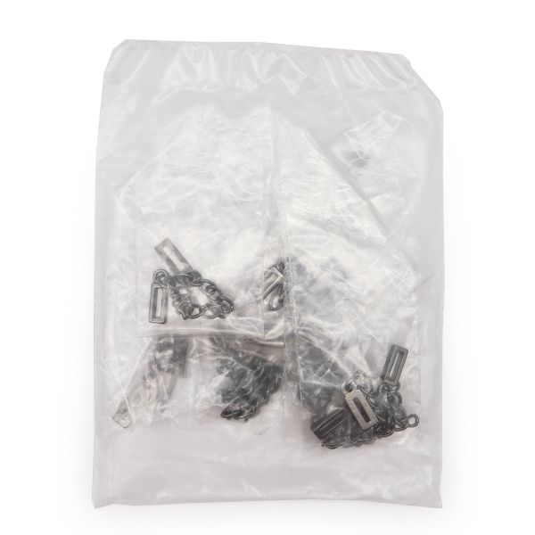 Цепочка-вешалка для верхней одежды 70 мм, чер.никель, ГДЖ1514, 10 шт