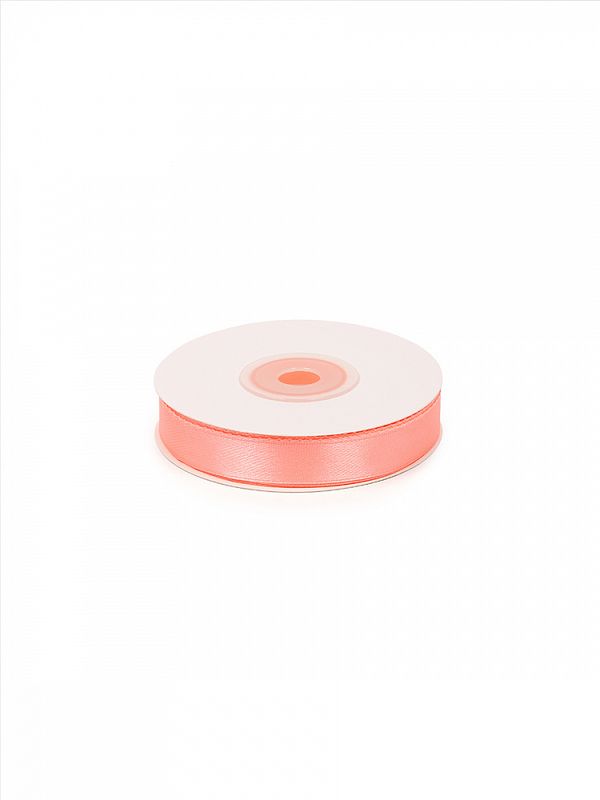 Лента атласная 1-сторонняя 12.0 мм / 22.5±1 метра, 3068 персиковый, Magic4Hobby