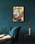 Картина по номерам Фрея PKZ/PM-065, Поездка по Лондону, (на картоне) 40х30 см