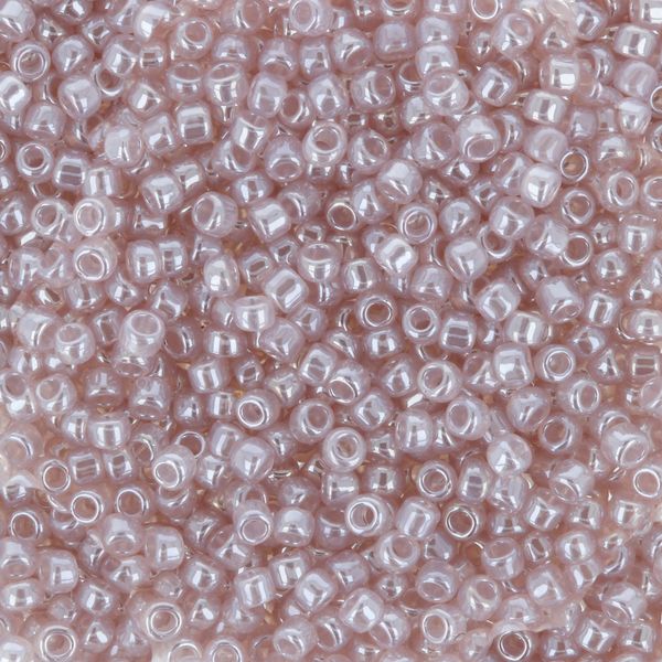 Бисер Toho 15/0 круглый (1.5 мм), 25 г (5х5 г), 0151 св.сиреневый/перл
