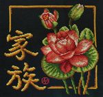 Набор для вышивания нитками Panna, Семья 24х25,5 см