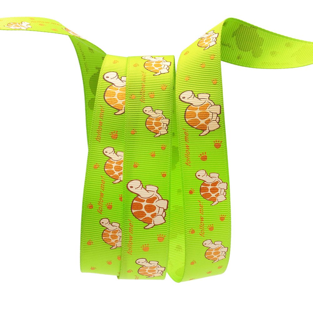 Лента репсовая (в рубчик) PREMIUM Черепаха 22 мм, 22,5м (550 зеленый)