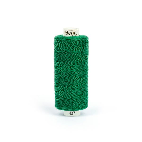 Нитки швейные бытовые Ideal 40/2, 366 м / 10 кат., 437 зеленый