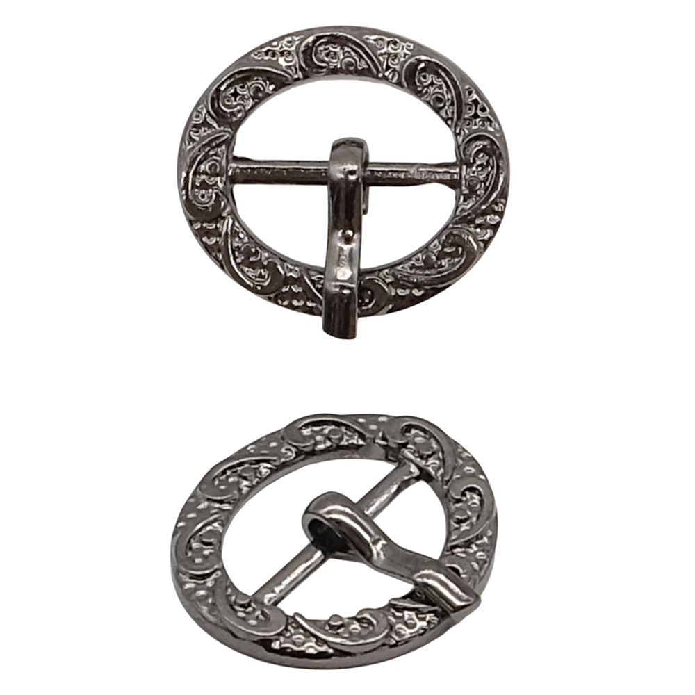 Пряжка ременная металл 10 мм (цв. чер.никель), 20 шт