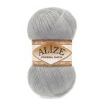 Пряжа Alize (Ализе) Angora Gold / уп.5 мот. по 100 г, 550м, 021 светло-серый A