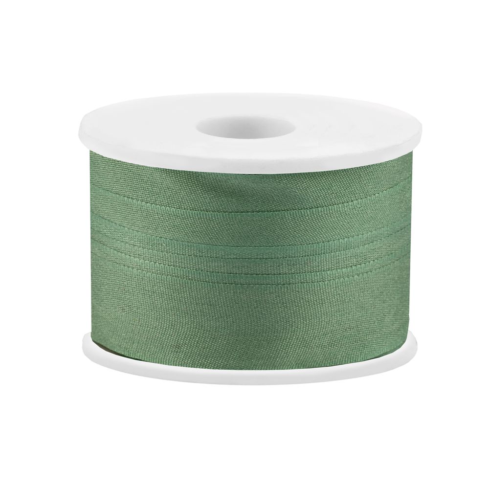 Лента (тесьма) шелковая 13.0 мм / 45.5±0.5 метров, №188 зеленый, Gamma SR-13