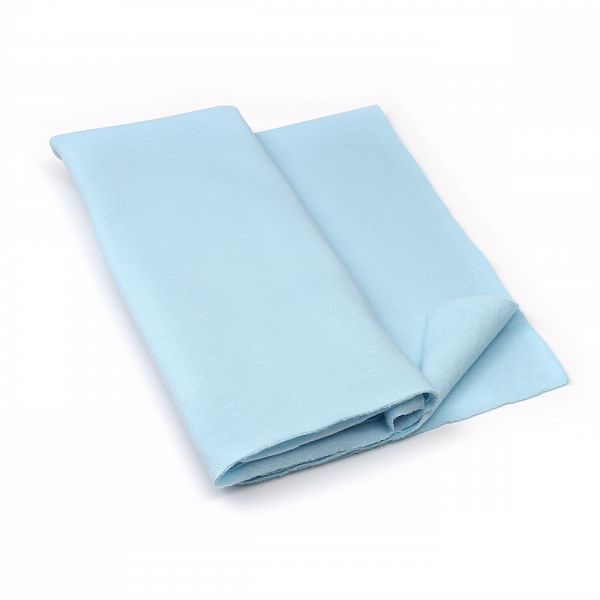 Футер 30/20 кардная с начесом (пл.190 гр/м²,) 50х50см ±2см голубой