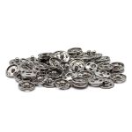 Кнопка пришивная металл ⌀10.0 мм, никель, 36 шт