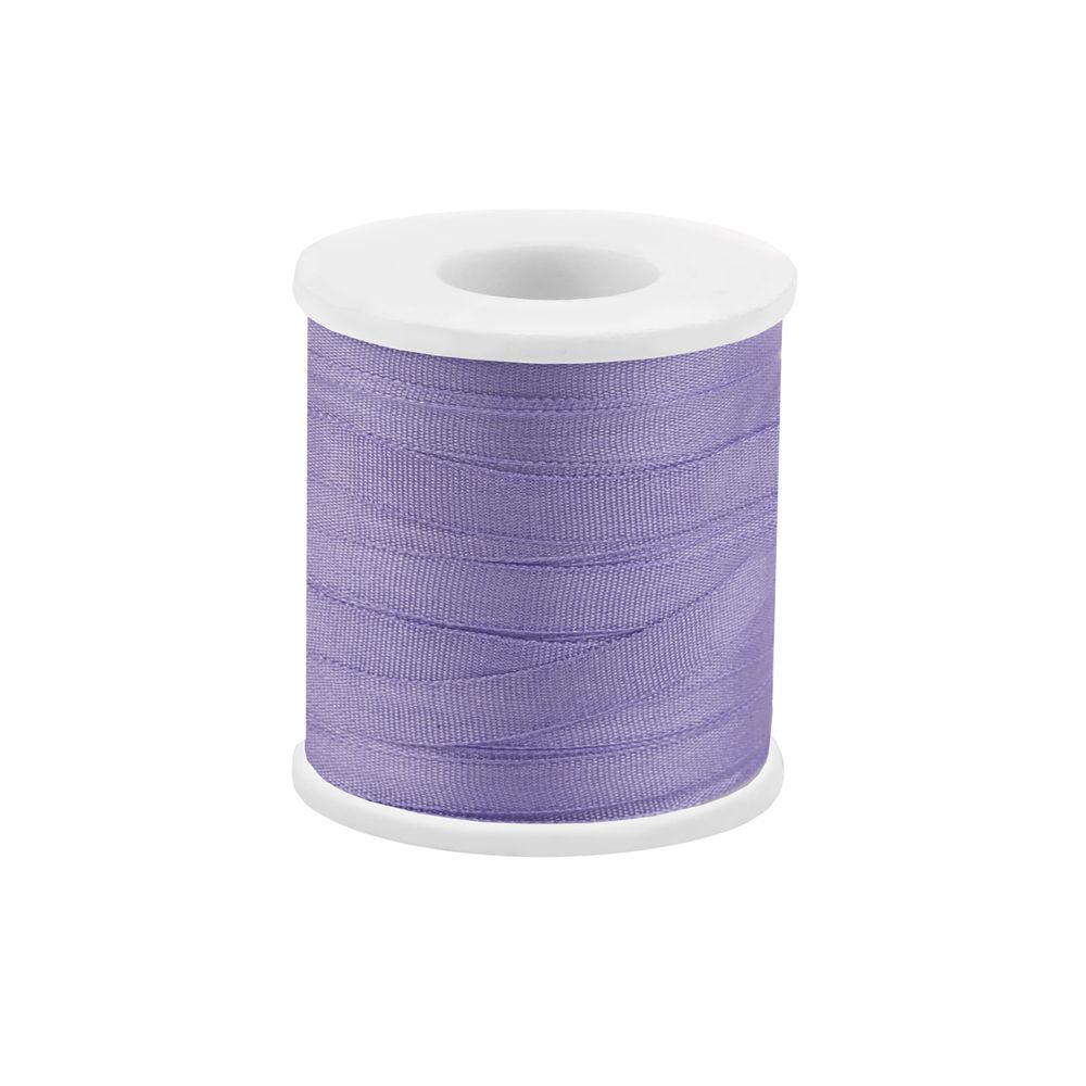 Лента (тесьма) шелковая 4.0 мм / 45.5±0.5 метров, №136 св.сиреневый, Gamma SR-4