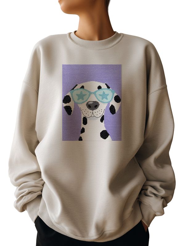 Набор для вышивания нитками Panna NK-7541, Далматинец, 19х25 см