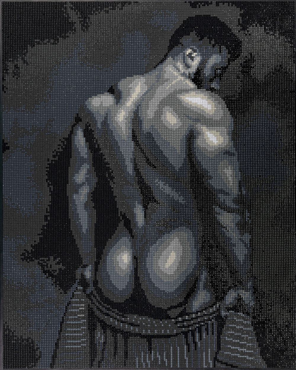 Алмазная (кристальная) мозаика Фрея ALPD-176, на подрамнике Силуэт, 40х50 см