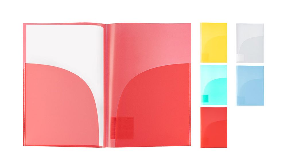 Папка-уголок (2 кармана) A4 180 мкм, 20 шт, красный new EC21230004, Expert Complete