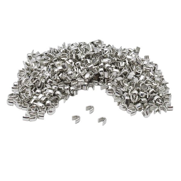 Ограничитель верхний для металлической молнии Т5 (алюминий), 0298-0610, 100 г (≈730 шт)