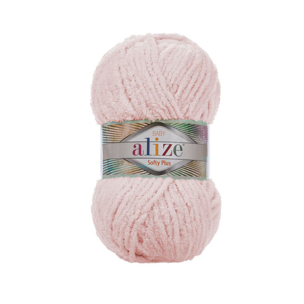 Пряжа Alize (Ализе) Softy Plus / уп.5 мот. по 100 г, 120 м, 161 пудра