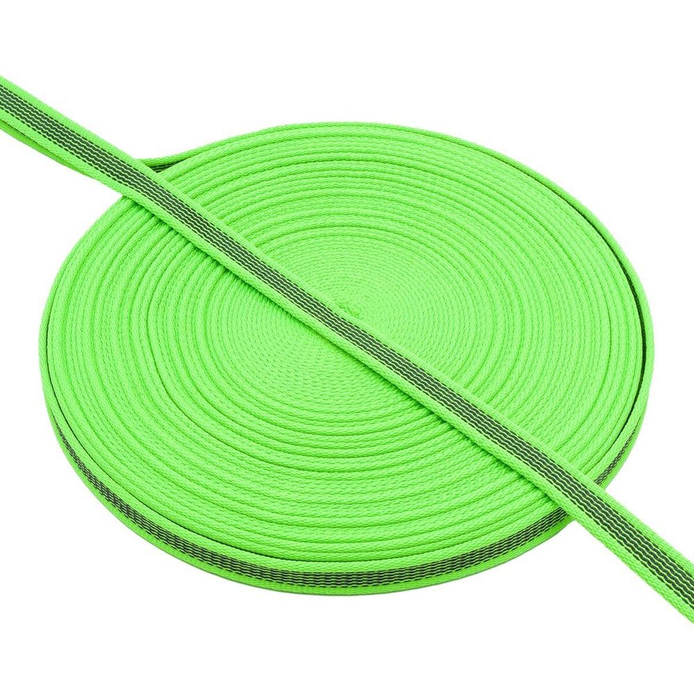 Стропа (ременная лента) 18 мм / 25 метров, 33 г/п.м., (Мн), 374 люмин.салатовый, 9969