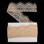 Кружево эластичное (стрейч) 60 мм / 3 метра, C180 бежевый