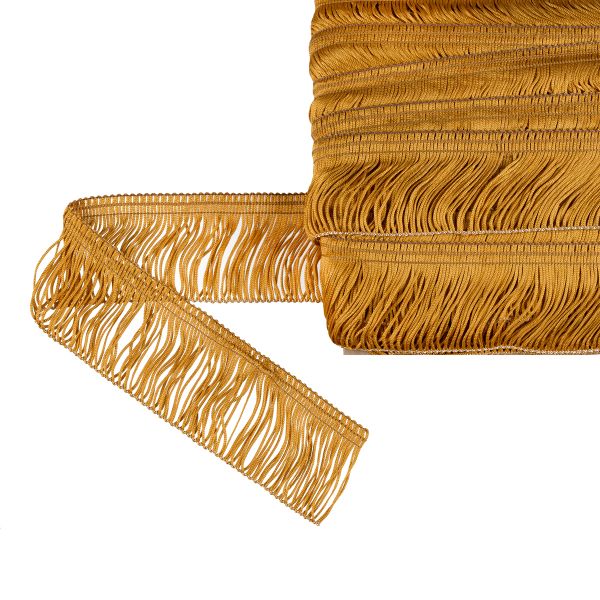Бахрома отделочная 55.0 мм / 25 метров, 112 золотистый, Gamma 115