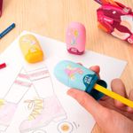 Набор ластик с точилкой для карандашей CAPSULE Roller + 2 запасных ластика, BYM10034RL, Milan, BYM10034RL