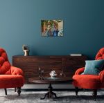 Алмазная (кристальная) мозаика Фрея ALPD-230, на подрамнике Восточная посуда, 40х30 см