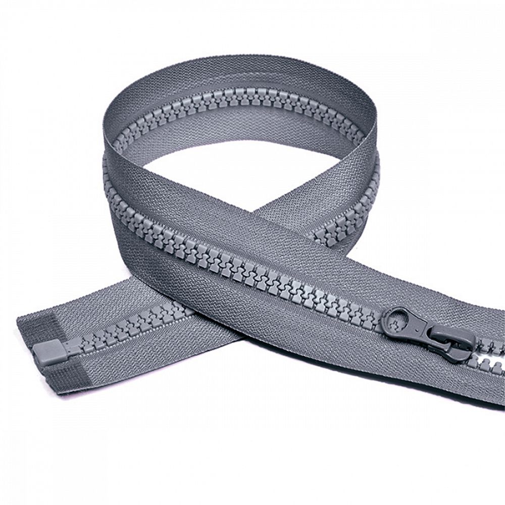 Молния трактор Т5 (5 мм) 1 зам., разъем., 70 см, усил.звено, цв.F316 серый уп.50 шт Молния трактор Т5 (5 мм) 1 зам., разъем., 70 см, усил.звено, цв.F316 серый уп.50 шт