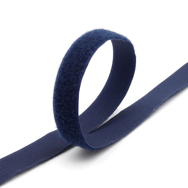 Лента контактная липучка (велкро) пришивная 25 мм / 25 метров, 57 т.синий ГР, 20108, /петля/, кач.