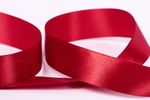 Лента атласная 1-сторонняя 25.0 мм / 33±2 метра, 065 красный, Gamma