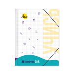 Папка на резинке A5 LRF-05 450 мкм 25 мм, песок, 6 шт, Лео LRF-05