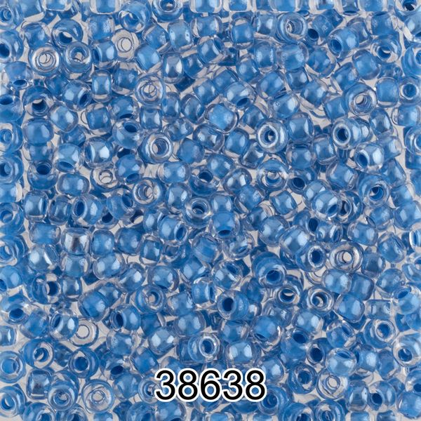 Бисер Preciosa 10/0 (2.3 мм), 500 г, 38638 (Ф427) васильковый