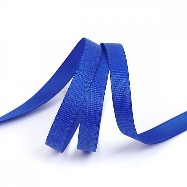 Лента репсовая (в рубчик) 10.0 мм, 329 василек, уп. 27,4м