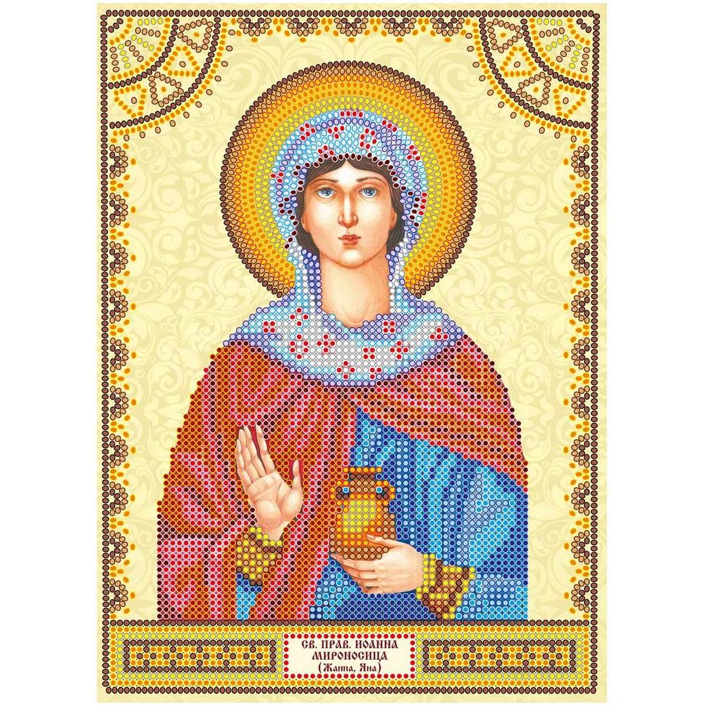 Рисунок для вышивания бисером Абрис Арт, Святая Иоанна (Жанна, Яна) 17х23см, ACK-088