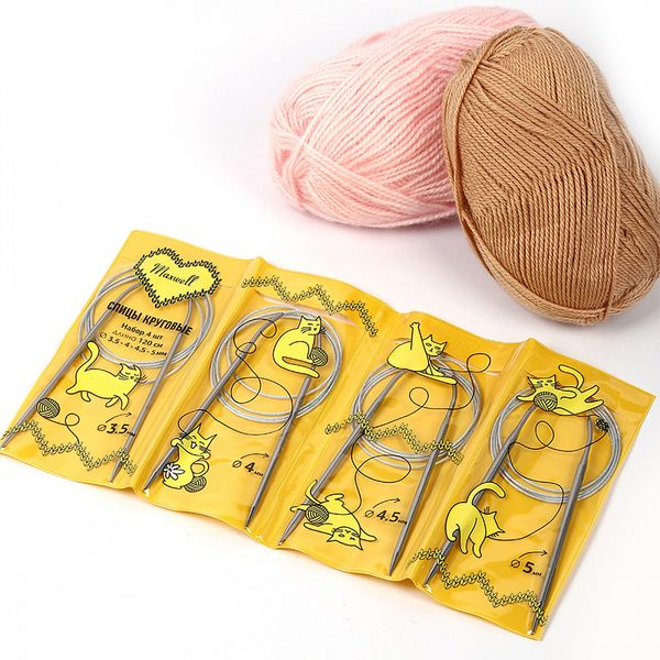 Набор круговых спиц Maxwell Gold 4 шт длина 120см 3.5-4-4.5-5мм