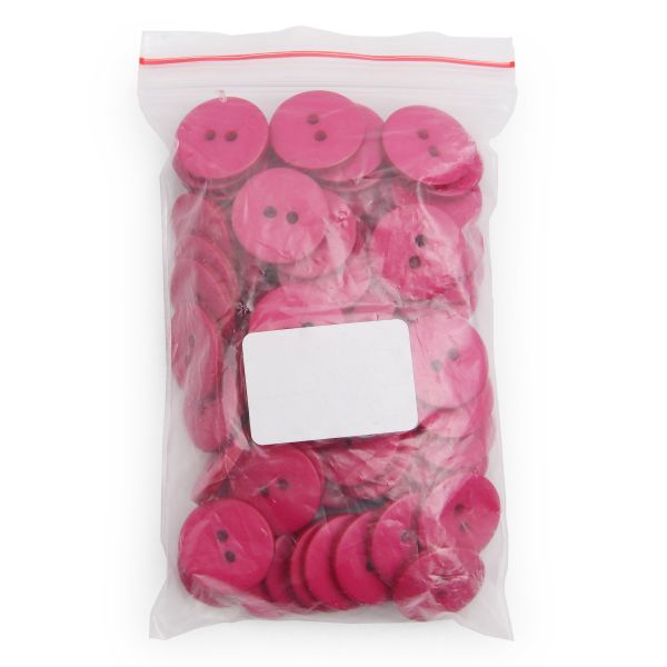Пуговицы 2 прокола 28L, 18 мм, (Malina (малиновый)) NE63, 72 шт