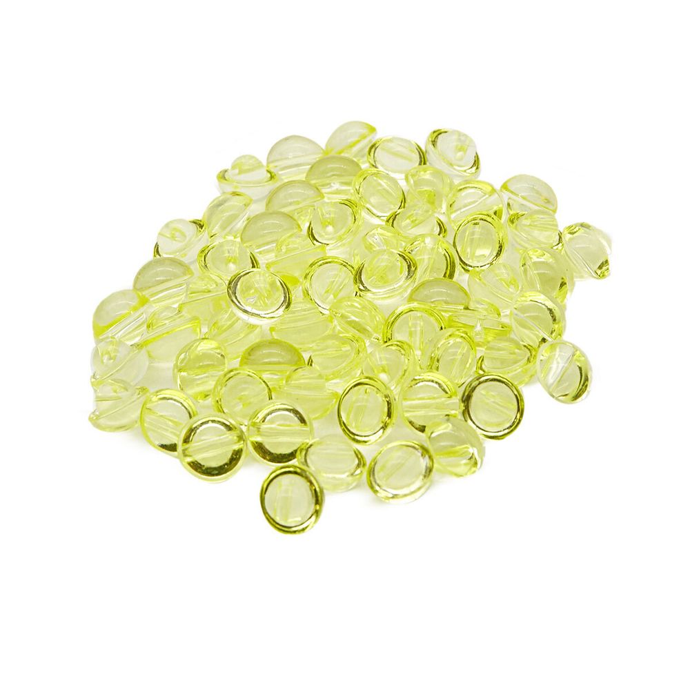 Пуговицы на ножке 16L=10 мм (Yellow (желтый)) AK06, 72 шт