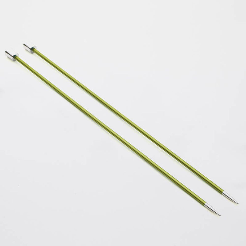 Спицы прямые Knit Pro Zing 3,5 мм / 30 см, алюминий, 2 шт, 47267