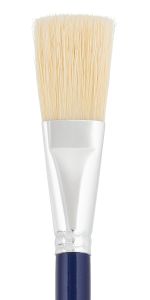 Кисть щетина удлиненная выставка №12 плоская, 5 шт, длинная ручка, 12, Vista-Artista 30119-12