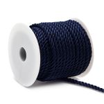 Шнур витой ⌀5.0 мм / 18.29 метров, цв.62 т-синий