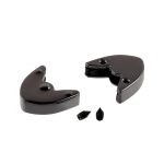 Наконечник для молний 22 мм, 22х20х5 мм, 5 шт, 02 черн.никель, Gamma LTZ-02