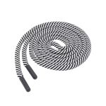 Шнурок круглый двухцветный ⌀5.0 мм / 135см, 1 шт, 08 черный/белый, 3AR2803