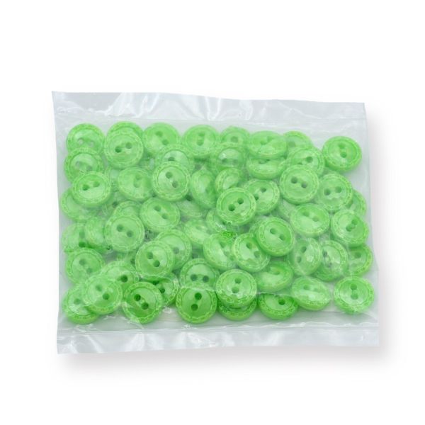 Пуговицы 2 прокола, 11,5 мм (P10) AC-1484, 72 шт