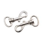 Карабин металл 19.0 мм (53х24 мм), никель, 10 шт