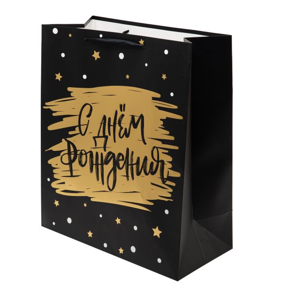 Пакет подарочный 210 г/м², 40х49х19 см, 12 шт, 01, Stilerra ADYXL