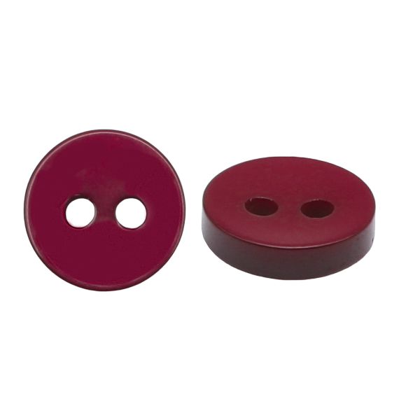 Пуговицы 2 прокола 14L, 9 мм, (Bordo (бордовый)), NE74, 144 шт