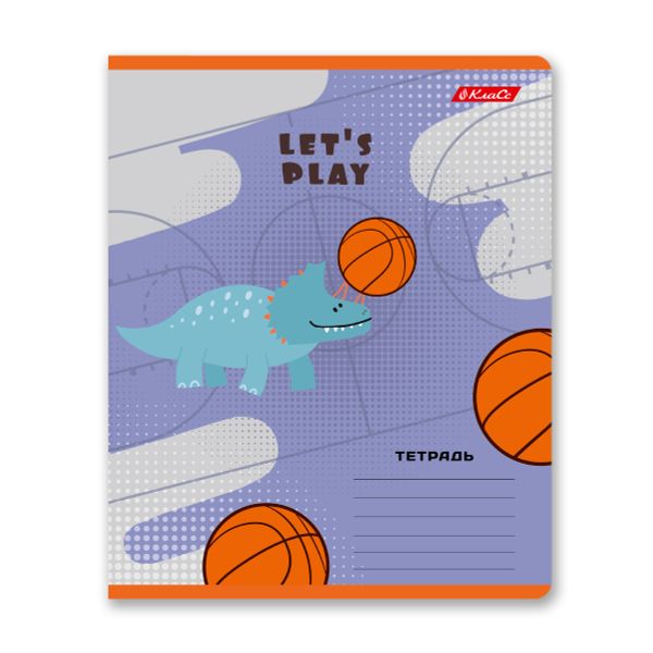 Тетрадь ученическая школьная, A5+ 18 л. на скобе 65 г/м², белизна 100%, 20 шт, клетка, 000709 Давайте играть !, Светоч 18ТЕТк-001