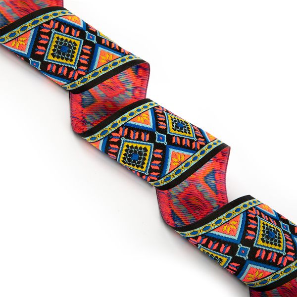 Лента (тесьма) жаккардовая 70.0 мм / 10±0.5 метров, 2, Gamma TRJ-117YP