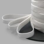 Резинка бельевая (бретелечная) матовая 8.0 мм / 50 метров, молочный, (МL195.008)