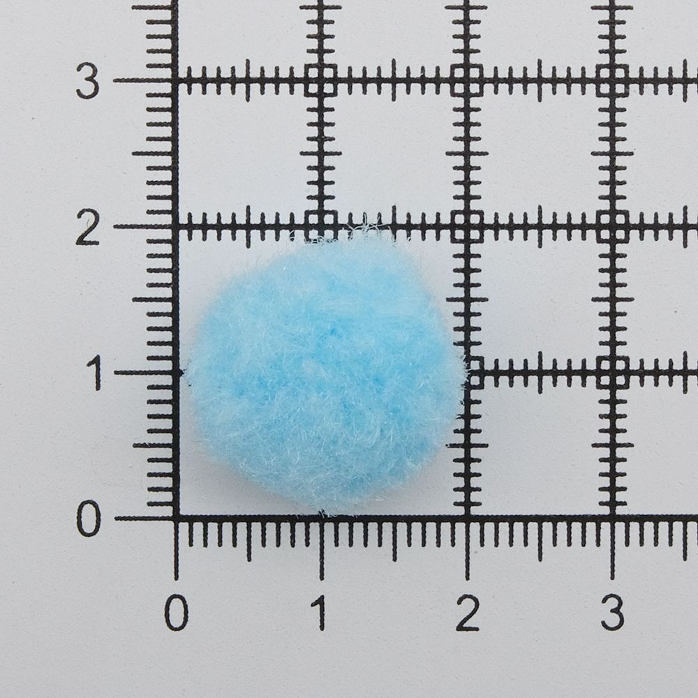 Помпоны декоративные ⌀20мм, 50 шт/упак, Astra&Craft (PA-019 св.голубой)