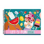 Альбом для рисования, матовая ламинация, 100 г/м², A4 29х20.5 см, 4 шт, на гребне 48 л, 000277 Дивный мир, Светоч 48АЛГР4_2_3_9