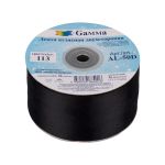 Лента атласная 2-сторонняя 50.0 мм / 33±2 метра, 113 черный, Gamma AL-50D